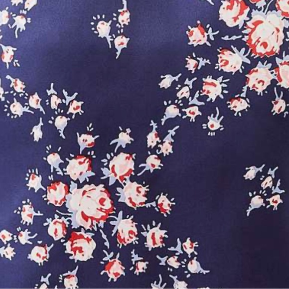 Morgan Lane x FabFitFun Allie Robe in navy floral print size Plus NWT 16-28 sexy - Picture 12 of 15